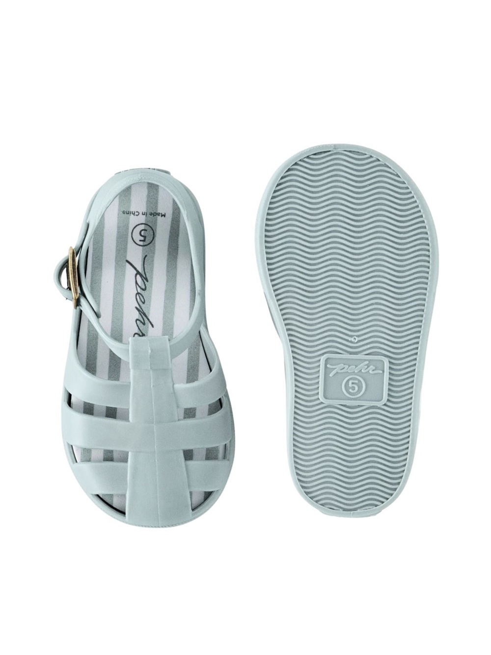 NWOT Pehr Pale Blue Fisherman Sandals